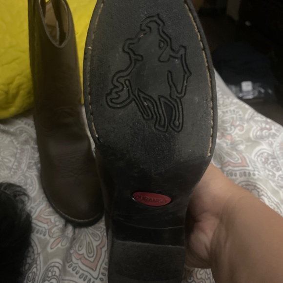Girls size 3 Durango cowboy boots - Picture 3 of 5